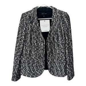 RENA LANGE Bouclé Button-Up Blazer Size: XL US12